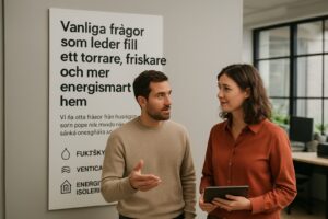 Vanliga frågor som leder till ett torrare, friskare och mer energismart hem